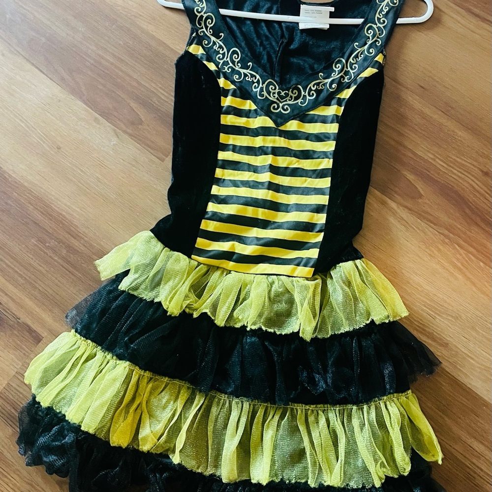 Yellow and Black Striped Bumblebee Costume